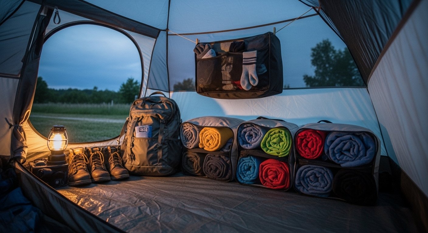How To Organize Camping Outfits In Small Spaces
